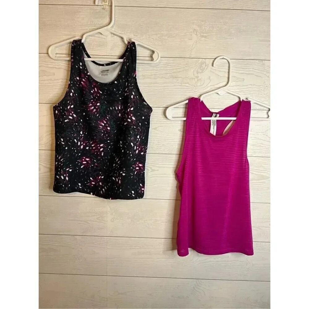 Avia Girls Tank Tops Size XS 4-5 Lot of 2 Athleisure Pack